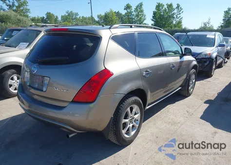 2004 Nissan Murano Sl/Se из США, поврежденный, VIN JN8AZ08W14W342860